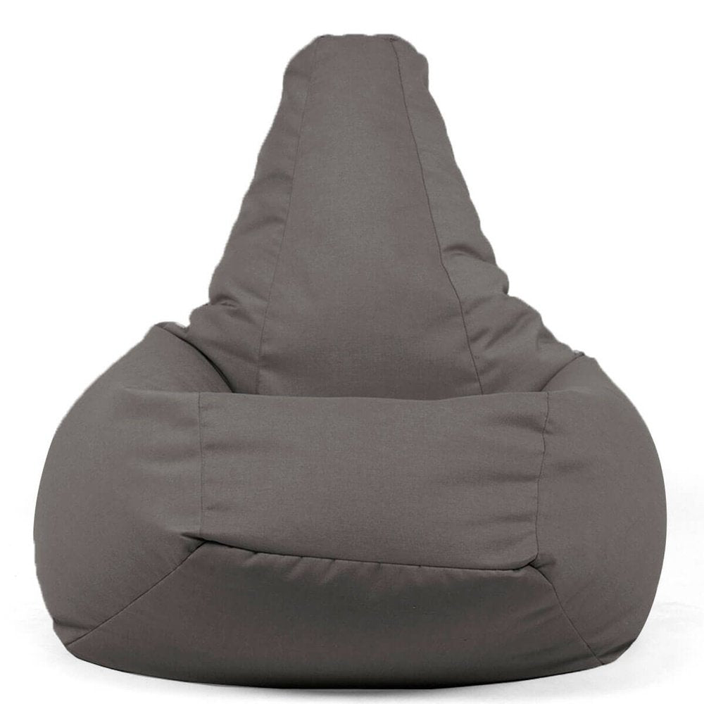 Poltrona Sacco da giardino in palline di polistirolo e tessuto acrilico 68 SESSANTOTTO GrigioAntracite Ardesia by Arketicom (2022325747781)