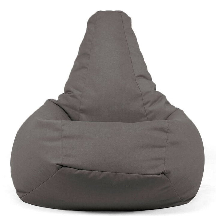 Poltrona Sacco da giardino in palline di polistirolo e tessuto acrilico 68 SESSANTOTTO GrigioAntracite Ardesia by Arketicom (2022325747781)