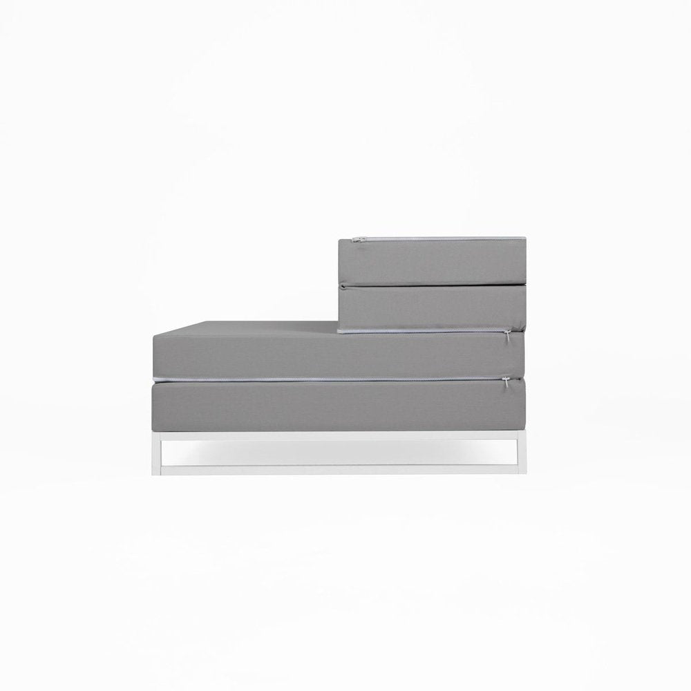 Pouf letto per esterni cm 90x90x56 #color_grigio-chiaro (4396686803002)