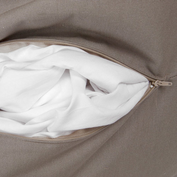 Poltrona Sacco giardino in palline di polistirolo e tessuto acrilico 68 SESSANTOTTO Marrone Tortora by Arketicom (2022325747781)