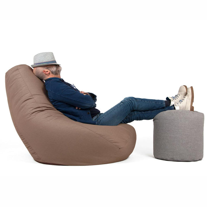 Poltrona Sacco da giardino in palline di polistirolo e tessuto acrilico 68 SESSANTOTTO Marrone Cacao by Arketicom (2022325747781)