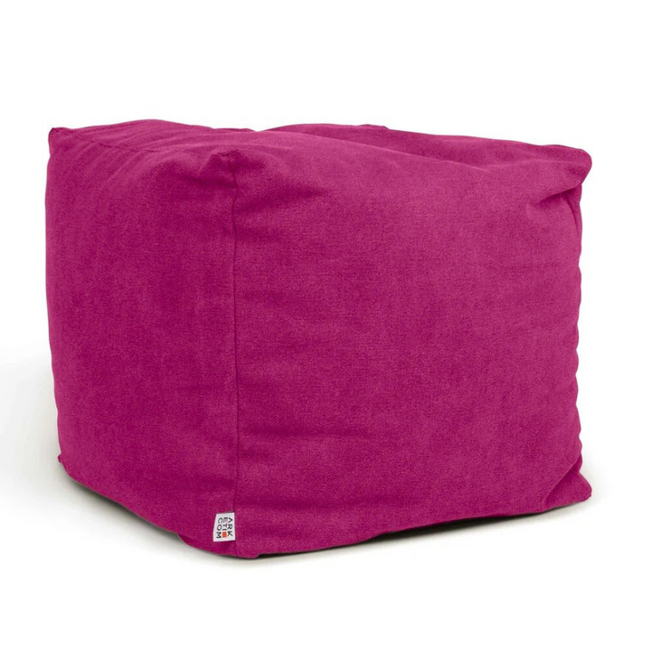 SOFT CUBE 42, Pouf Sacco in Cotone Sfoderabile 42x42 h42