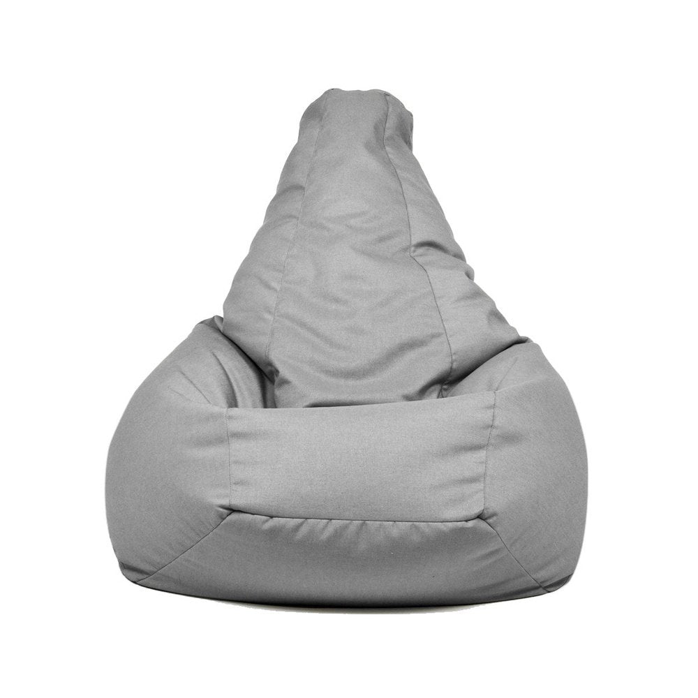 SESSANTOTTO 68, Pouf Poltrona Sacco in Cotone XXL Sfoderabile, Grigio-Chiaro,  Arketicom