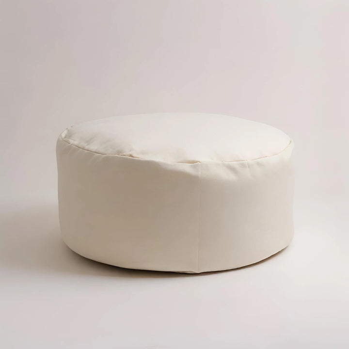 SOFT CHILL 60, Pouf Sacco Rotondo in Cotone Sfoderabile