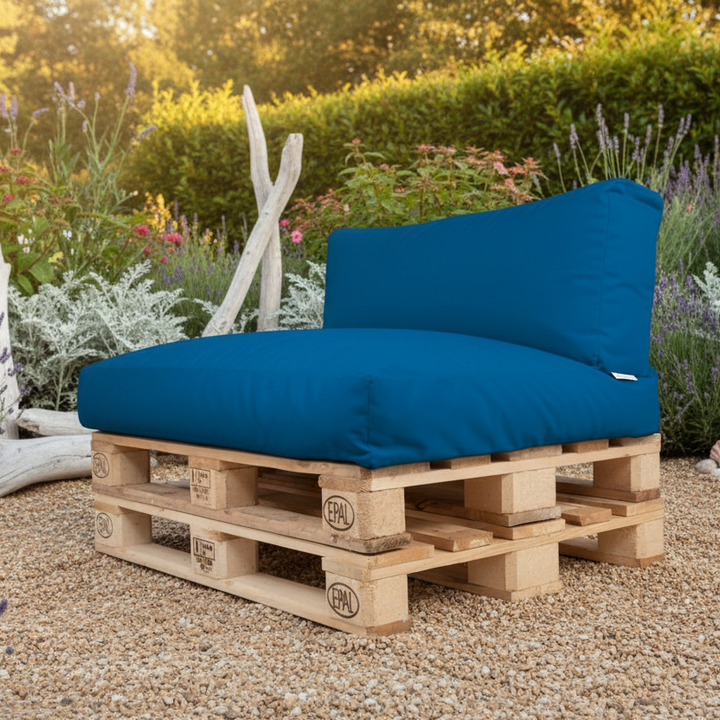 SOFT PALLET, Cuscino Schienale Pallet Morbido per Esterni 80x40