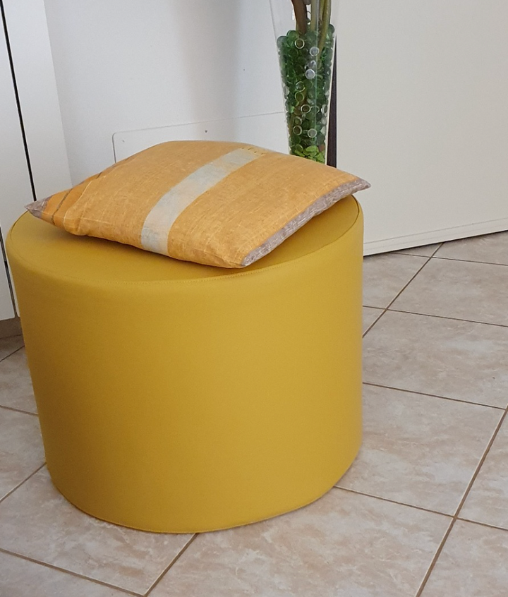 Copri pouf in ecopelle da 35x35 cm per pouf CHILL ECO 35