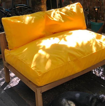 Cuscini Per Pallet Deco Arts - Set 2 Pezzi (Seduta + Schienale), Impermeabili E Morbidi, Certificati Oeko-Tex - Per Giardino, Terrazza, Salotto
