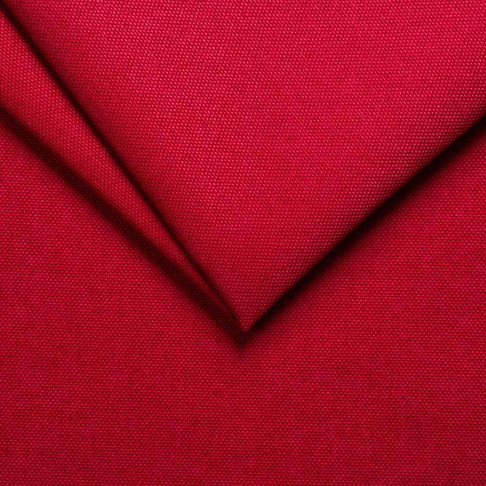 POUF COVER ZIP 42, Fodera Copri Pouf con zip in Cotone Poliestere 42x42, Rosso,  Arketicom