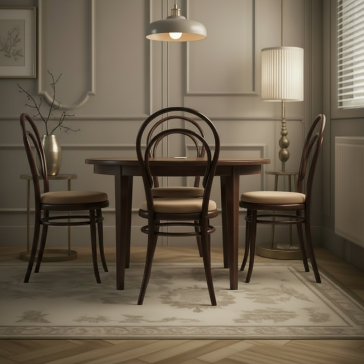 THONET, Thonet or Bistrot Chair Cushions 38x38 in Cotton