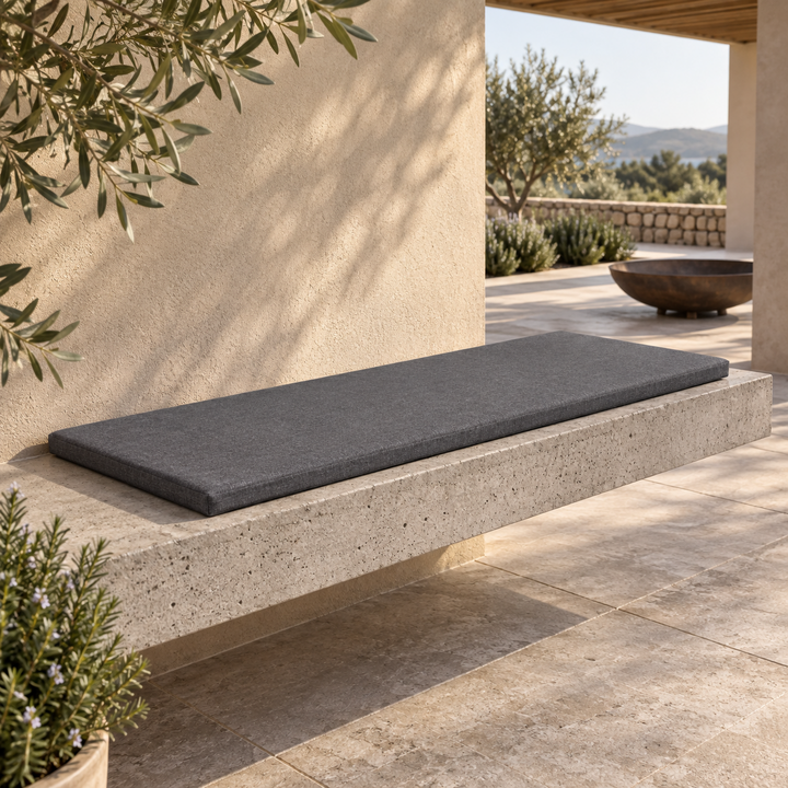 PANK OUTDOOR 100, Cuscino per Panca da Esterni 100x40 h3