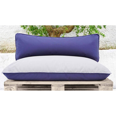 Cuscino per divani in Pallet da esterni, cuscino schienale 120x40 cm sfoderabile morbido d'arredo (6171209924802))#color_Ocean:-Grigio-Chiaro-e-Blu-Medio