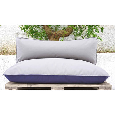 Cuscino per divani da esterni, schienale 120x40 cm sfoderabile morbido blu e grigio (6171209924802))#color_Ocean:-Grigio-Chiaro-e-Blu-Medio (6171209629890)