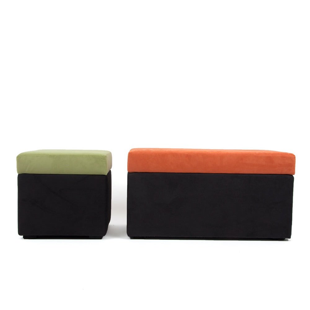 FOGUO Pouf Contenitore Rettangolare 60x36x36cm, Pouf Poggiapiedi Morbido, Puff Contenitori Moderno, Sgabello Basso, Sgabello Divano, Baule Portaoggetti FOGUO Pouf Contenitore Rettangolare 60x36x36cm, Pouf Poggiapiedi Morbido, Puff Contenitori Moderno, Sgabello Basso, Sgabello Divano, Baule Portaoggetti