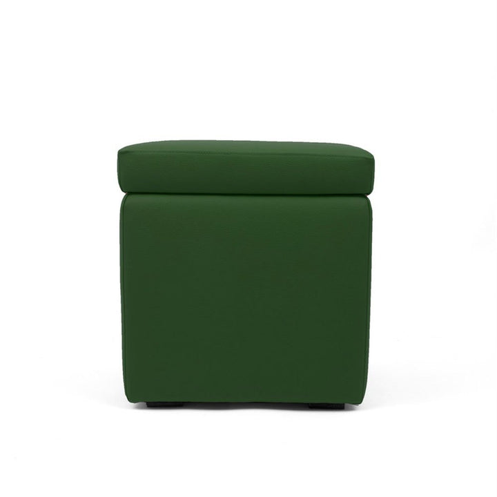 Pouf contenitore in ecopelle sfoderabile o pelle sintetica 42x42, Pandora, Arketicom (2138511245381)