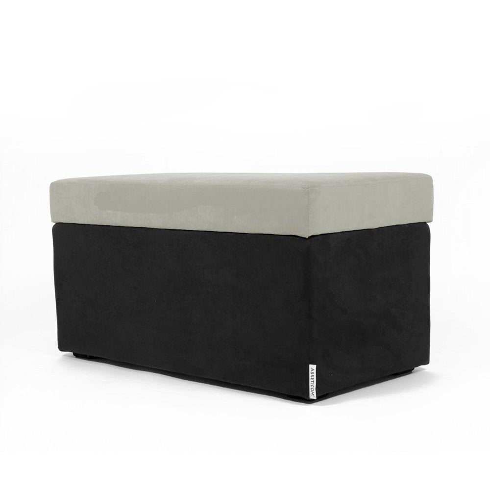 PANDORA 84 MF | Pouf Panca Contenitore in Microfibra (2036854358085)