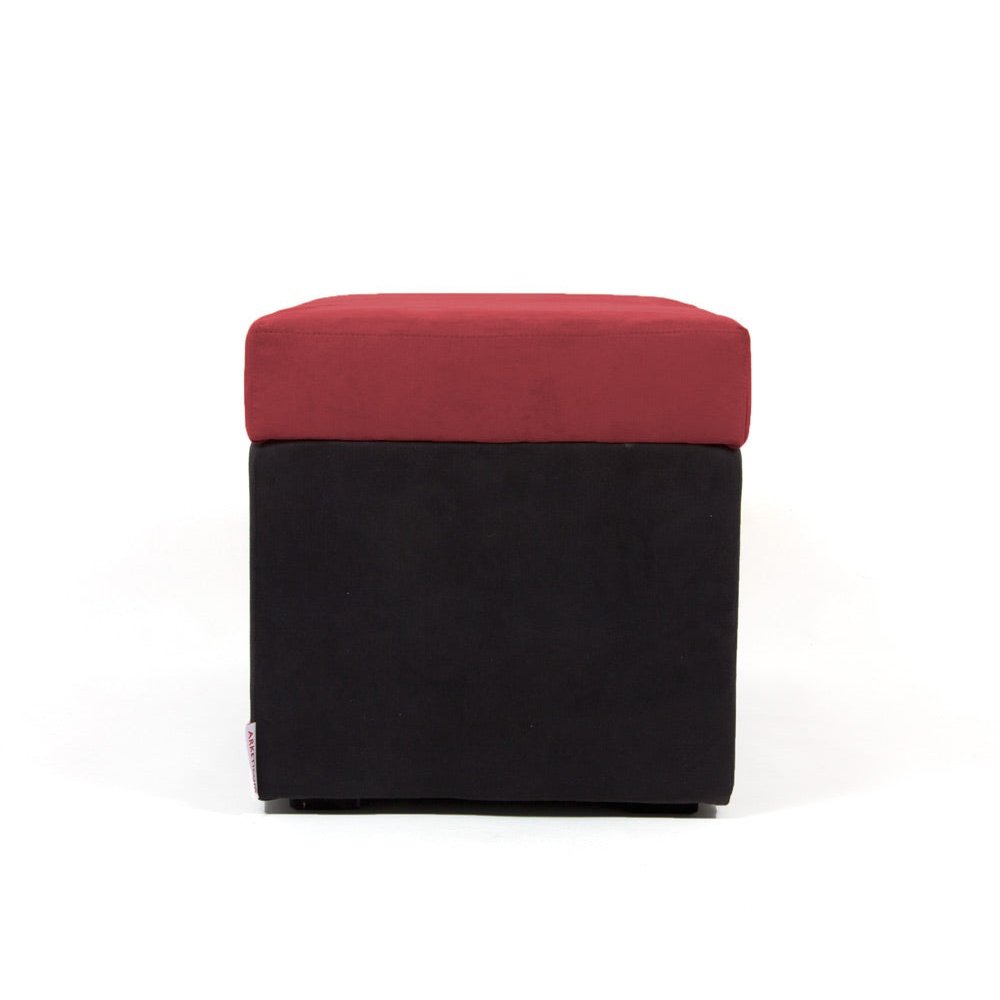 PANDORA 42 MF | Pouf Contenitore Cubo in Microfibra (2036843774021)