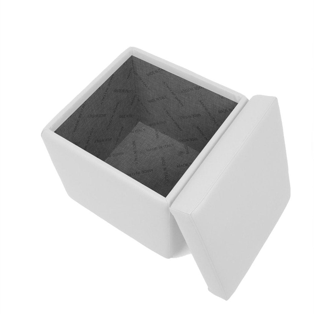 PANDORA 42 ECO | Pouf Contenitore Cubo in Ecopelle (2138511245381)