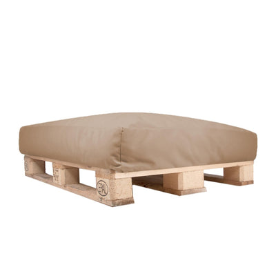 Cuscino per divanetto in pallet per esterni idrorepellente, cuscino su misura color Marrone Avana #color_avana (4572946169914)