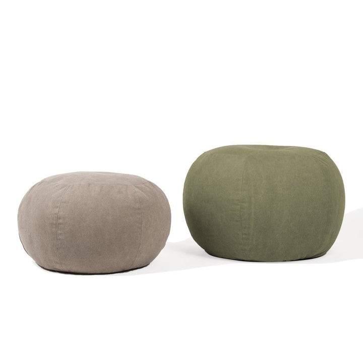 COCOON SOFT | Pouf Sacco Rotondo in Cotone Sfoderabile (3945053061189) (6101261975746)