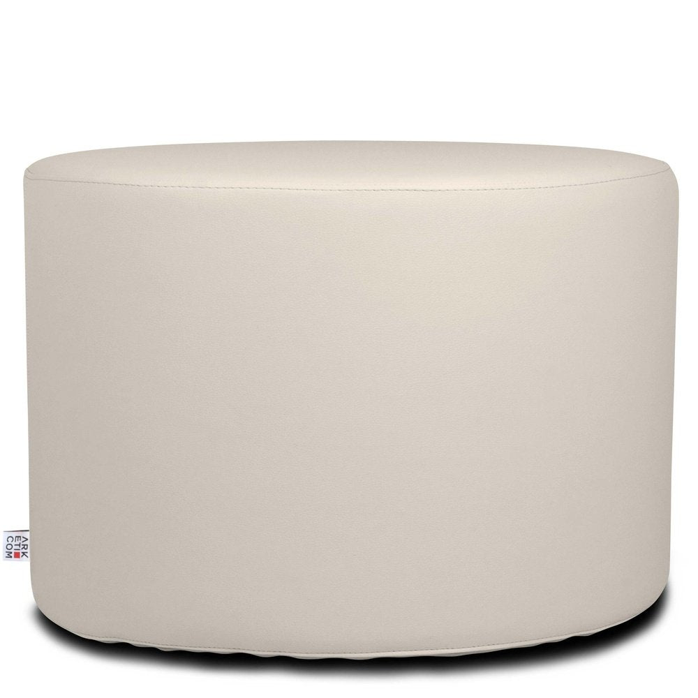 CHILL ECO 55 | Pouf Poggiapiedi Rotondo In Ecopelle (6076821700802)