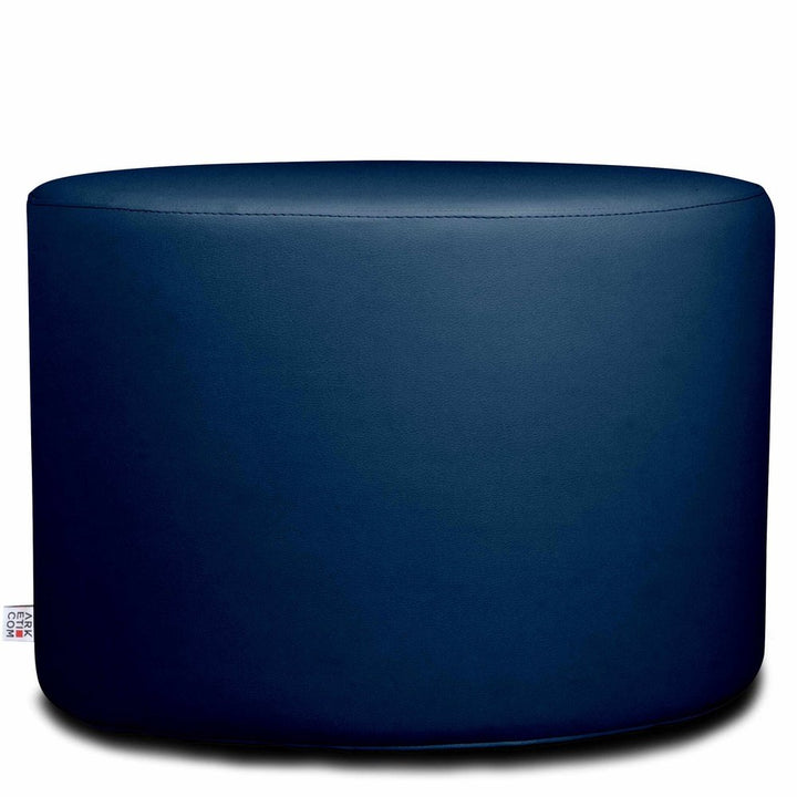 CHILL ECO 55 | Pouf Poggiapiedi Rotondo In Ecopelle (6076821700802)