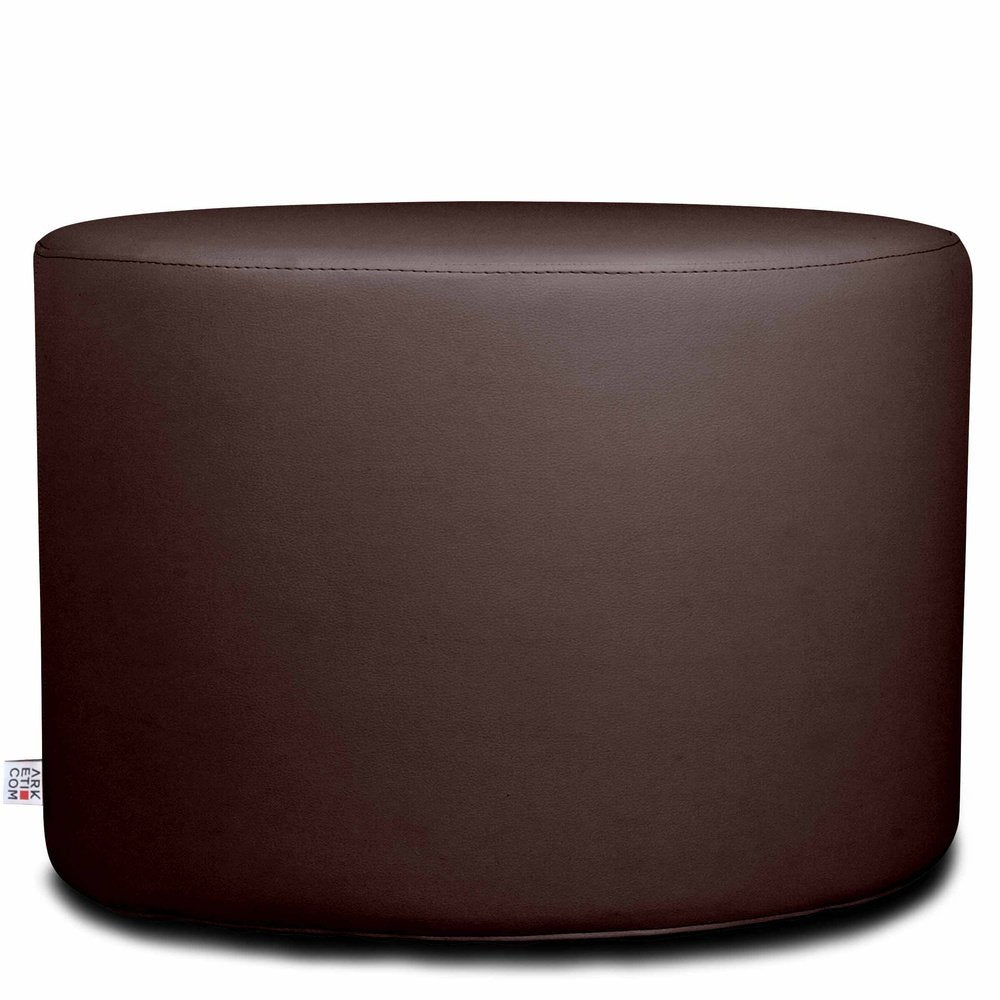 CHILL ECO 55 | Pouf Poggiapiedi Rotondo In Ecopelle (6076821700802)