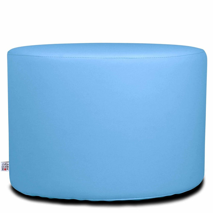 CHILL ECO 55 | Pouf Poggiapiedi Rotondo In Ecopelle (6076821700802)