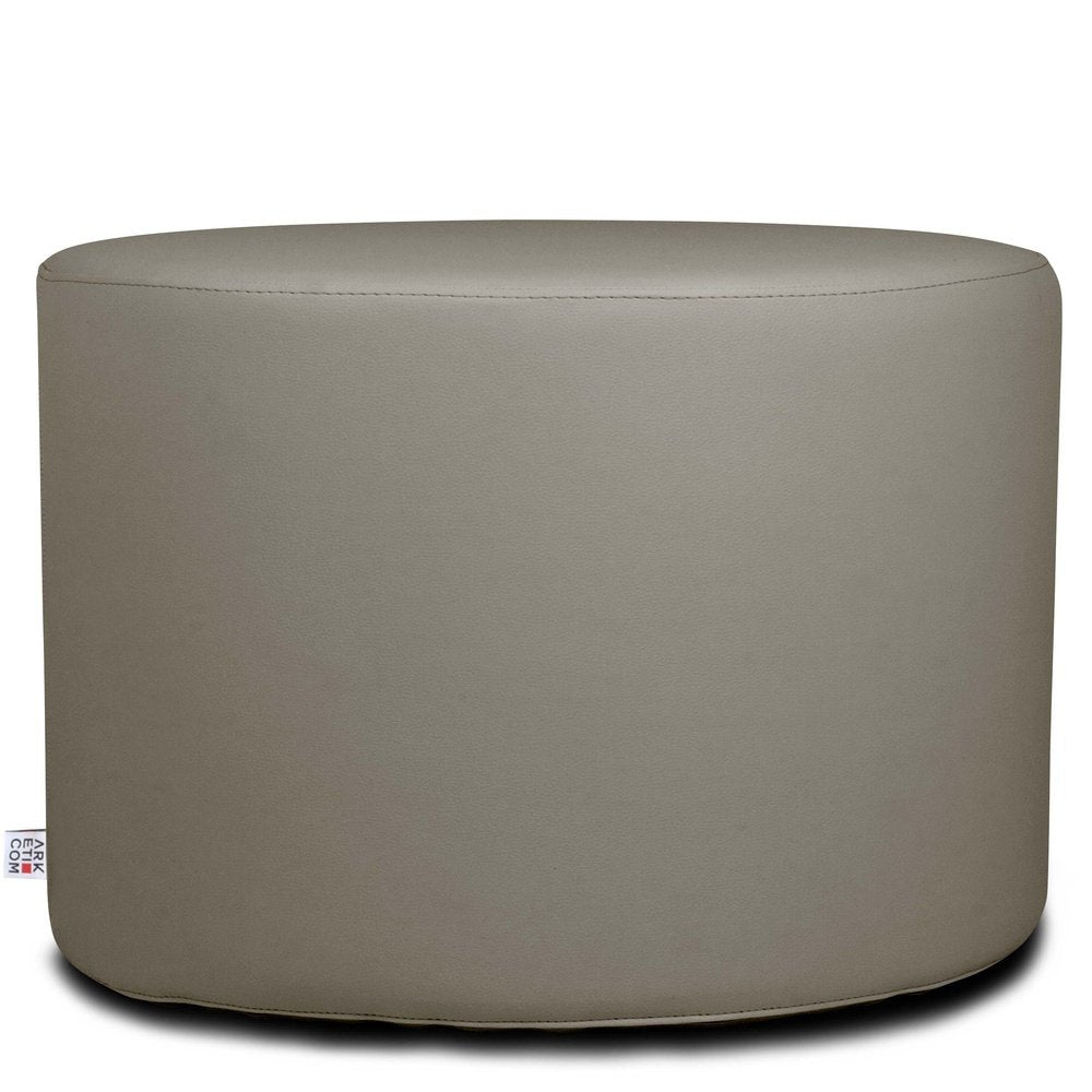 CHILL ECO 55 | Pouf Poggiapiedi Rotondo In Ecopelle (6076821700802)