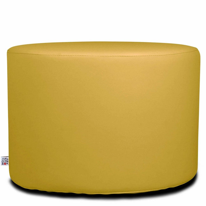 CHILL ECO 55 | Pouf Poggiapiedi Rotondo In Ecopelle (6076821700802)