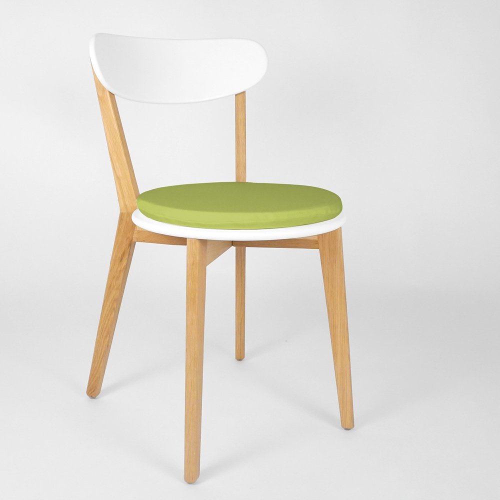 Tutamaz Set di 4 cuscini per sedia rotondi, comodi, 40 x 40 x 3 cm, cuscino da pavimento rotondo, per interni ed esterni, per sala da pranzo, soggiorno, studio (Modern Geo Tutamaz Set di 4 cuscini per sedia rotondi, comodi, 40 x 40 x 3 cm, cuscino da pavimento rotondo, per interni ed esterni, per sala da pranzo, soggiorno, studio (Modern Geo