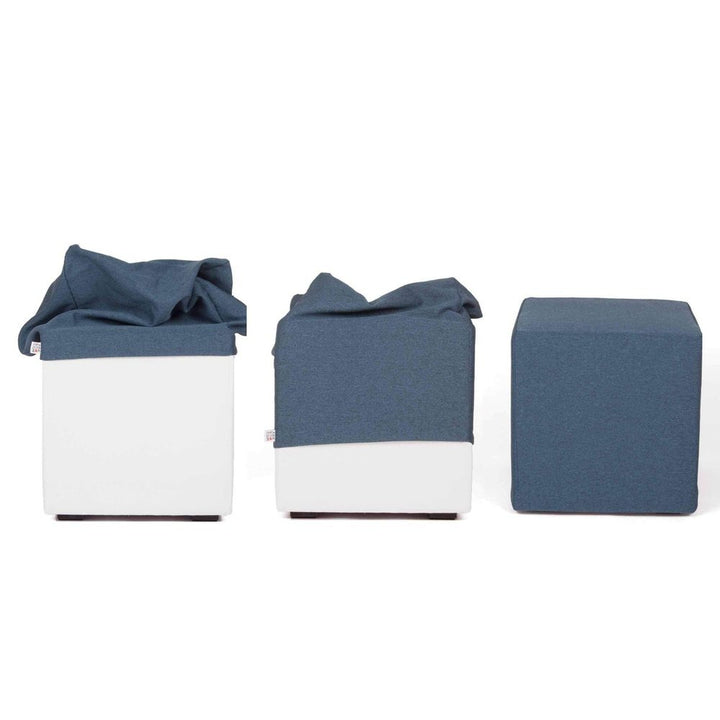 Copri pouf 90x90, Rivestimento pouf poggiapiedi in cotone poliestere (6131534364866)