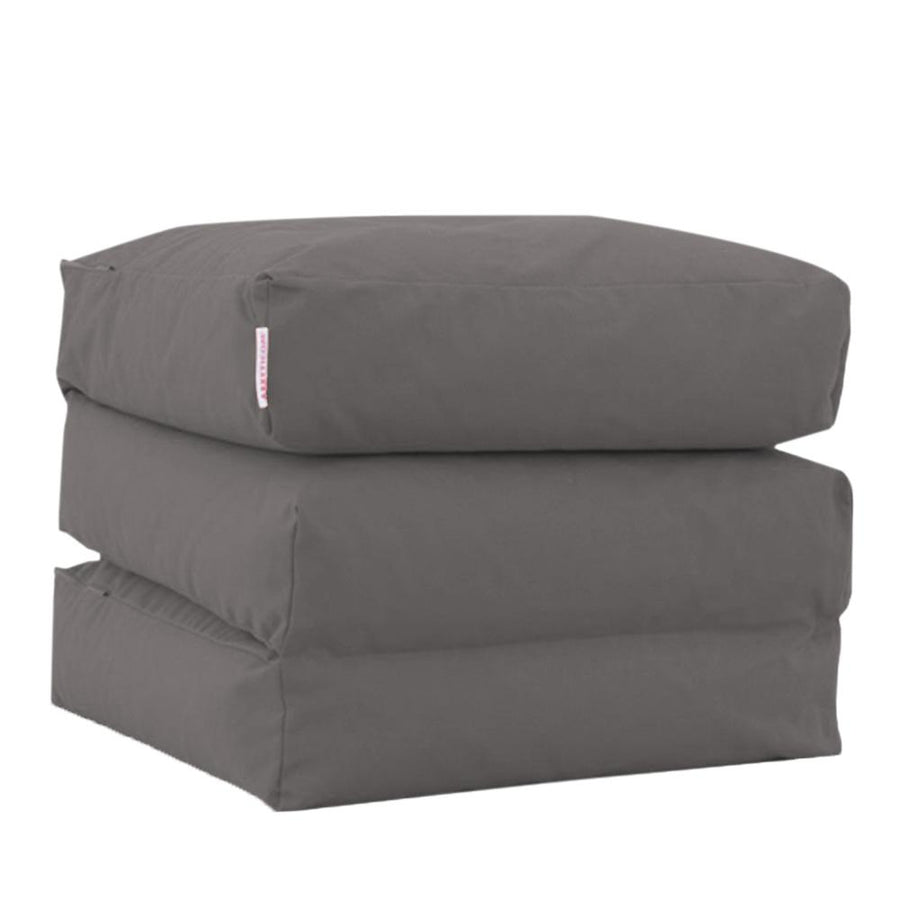 Pouf Jaxx 2 In 1 Convertibile 1,8 M - Sedia E Letto A Sacco Per Adulti, Blu Navy, Fodera Lavabile