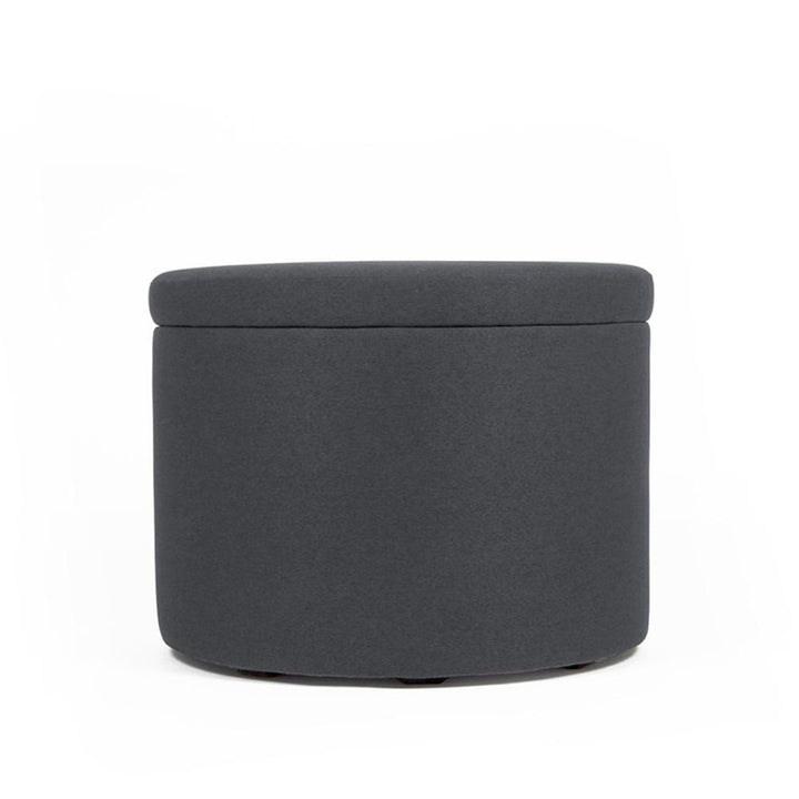 Pouf Poggiapiedi Con Contenitore - Velluto Rosa Cipria, 18.5x49 Cm, Scarpiera Interna - Foto 5