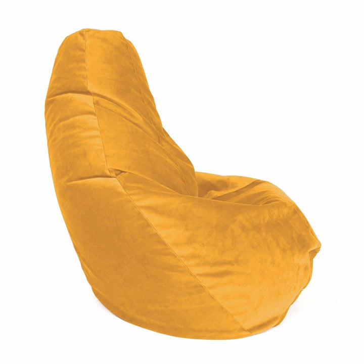 SESSANTOTTO 68 VELVET | Pouf Poltrona Sacco in Velluto Giallo per Bambini Sfoderabile (6056353005762)