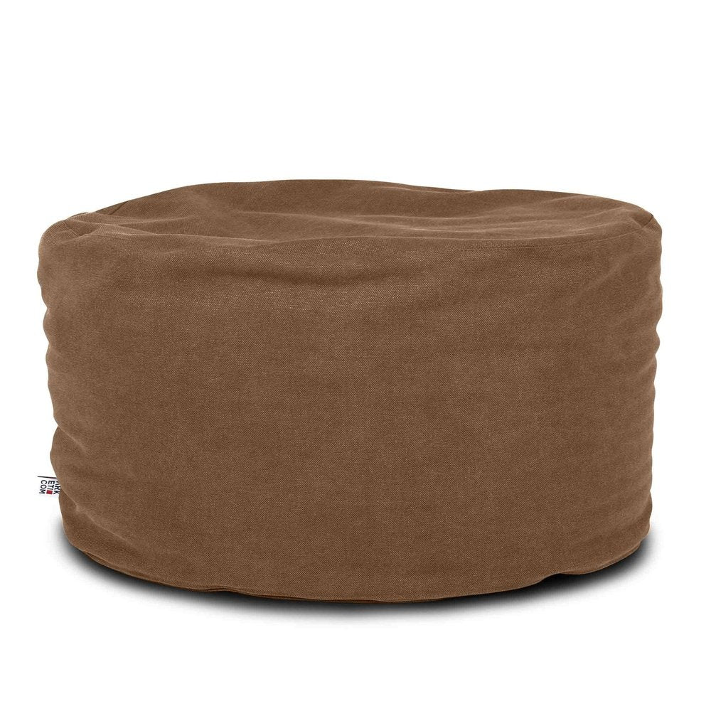 SOFT CHILL 60 | Pouf Sacco Rotondo in Cotone Sfoderabile (6111913935042)