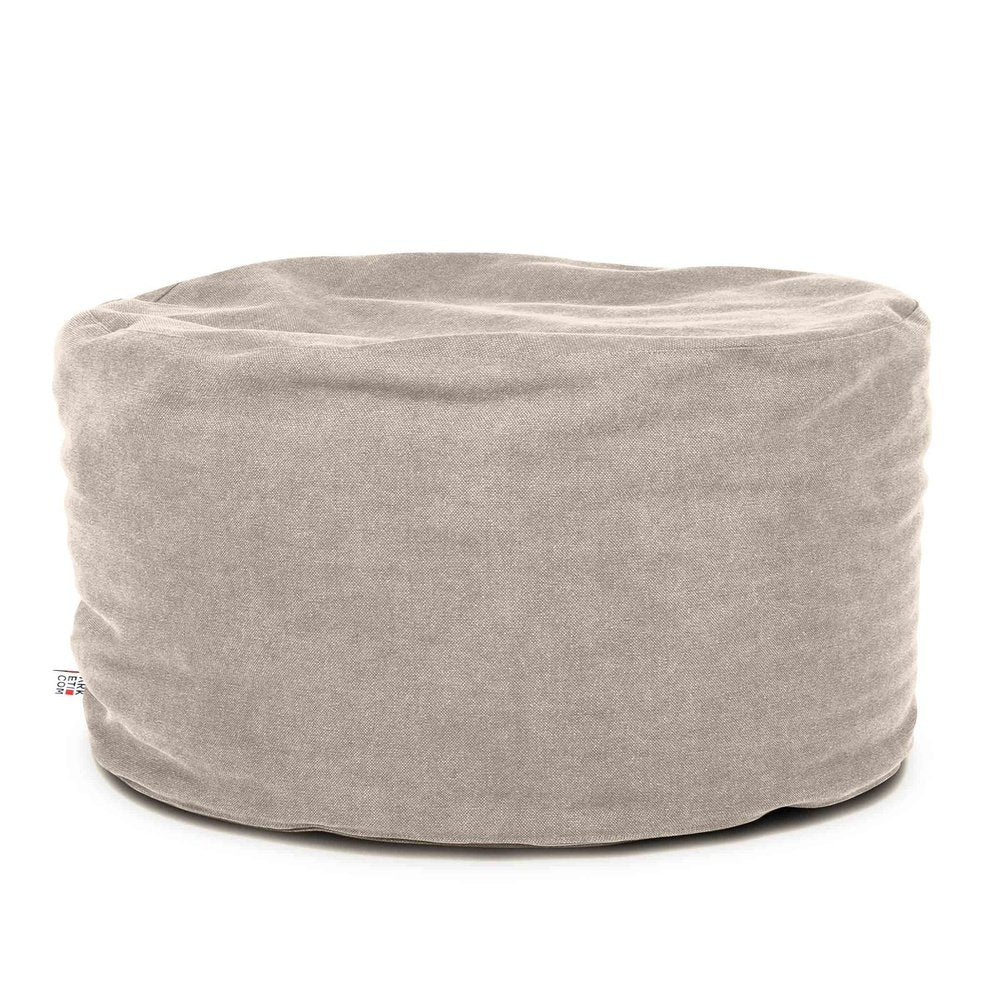 SOFT CHILL 60 | Pouf Sacco Rotondo in Cotone Sfoderabile (6111913935042)