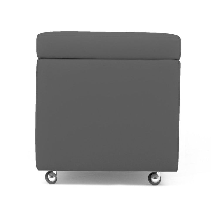 PANDORA 42 ECO SWING | Pouf Contenitore Cubo con Ruote in Ecopelle (2139688861765)