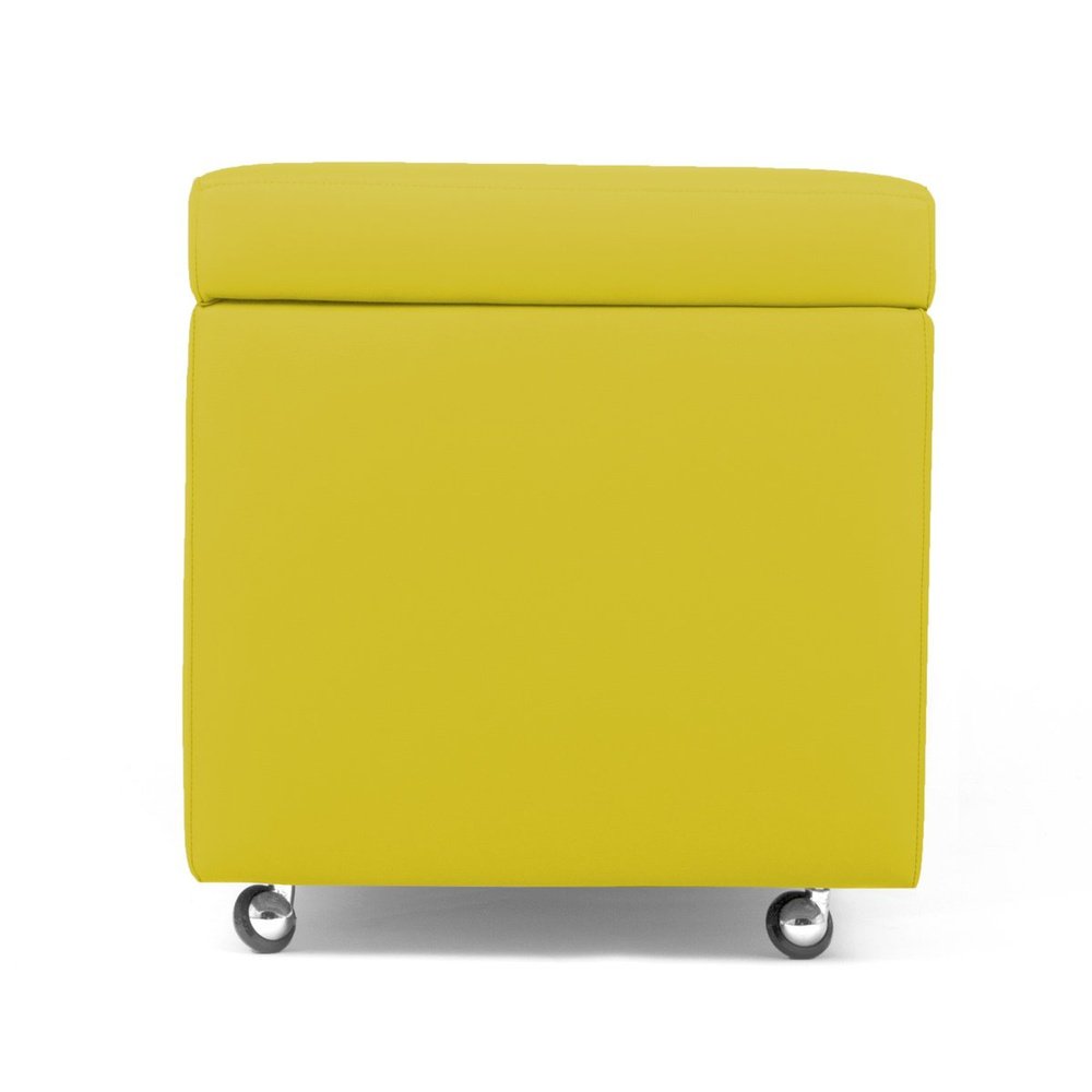 PANDORA 42 ECO SWING | Pouf Contenitore Cubo con Ruote in Ecopelle (2139688861765)