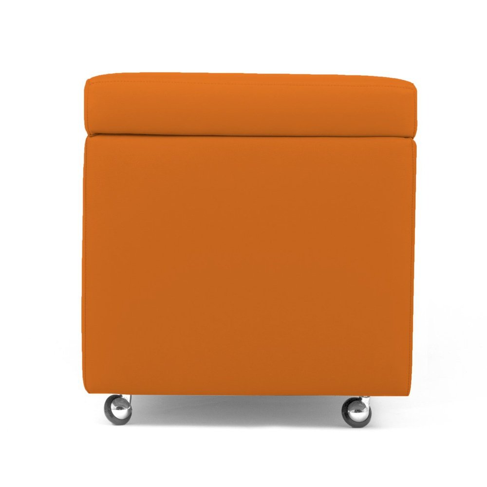 PANDORA 42 ECO SWING | Pouf Contenitore Cubo con Ruote in Ecopelle (2139688861765)