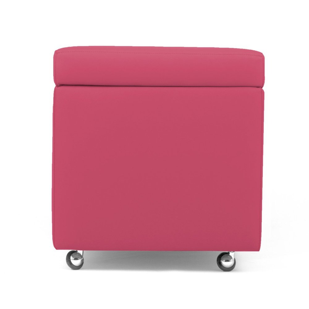 PANDORA 42 ECO SWING | Pouf Contenitore Cubo con Ruote in Ecopelle (2139688861765)