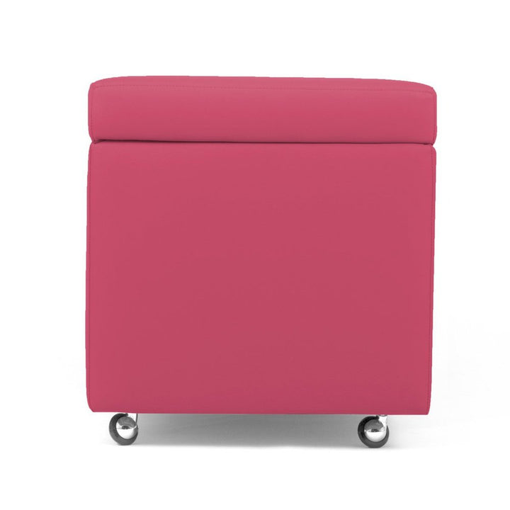 PANDORA 42 ECO SWING | Pouf Contenitore Cubo con Ruote in Ecopelle (2139688861765)