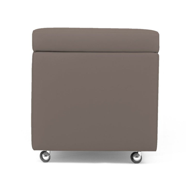 PANDORA 42 ECO SWING | Pouf Contenitore Cubo con Ruote in Ecopelle (2139688861765)