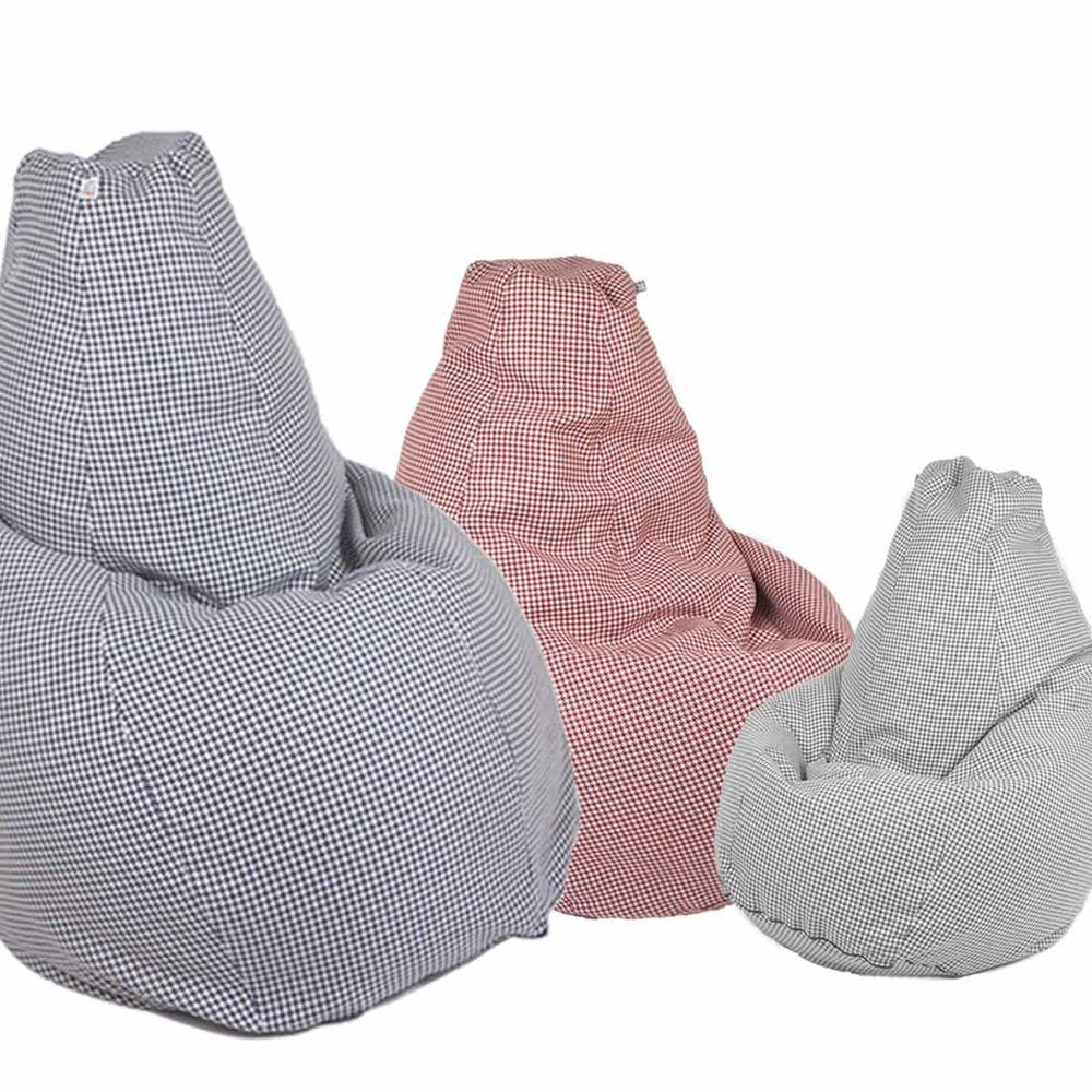 SESSANTOTTO 68 Pied de Poule, Pouf Poltrona Sacco  XXL Sfoderabile (7067204714690)