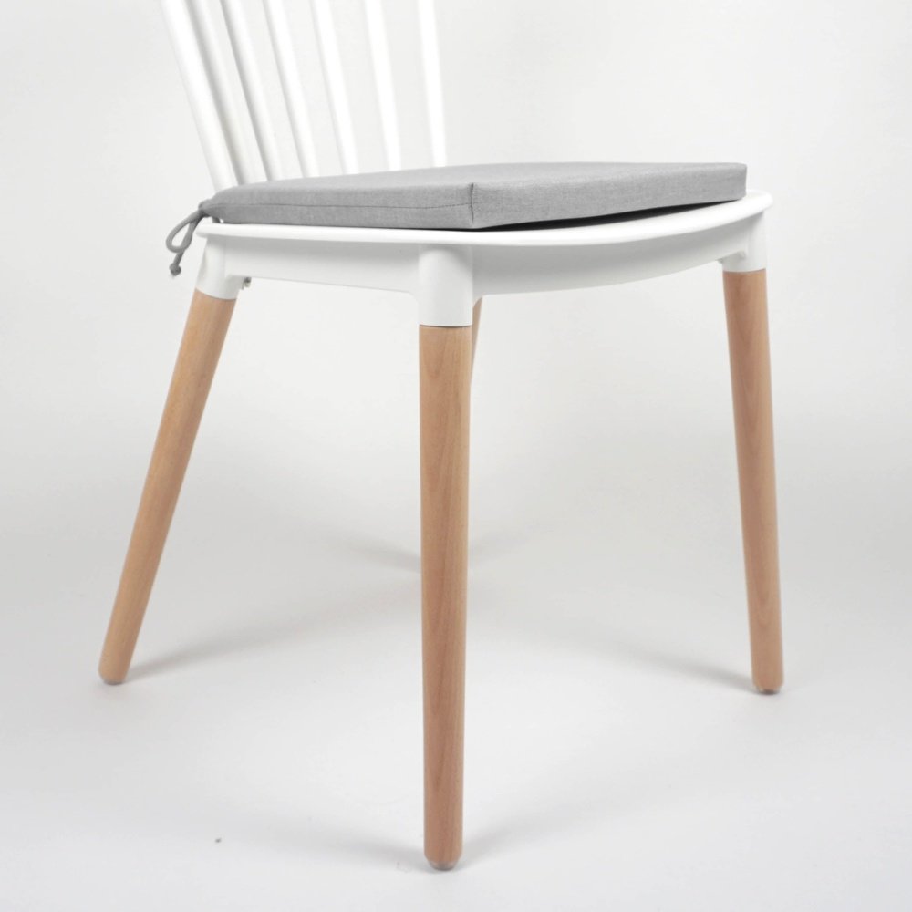 Cuscino quadrato per sedia da cucina modello Pisa da 40 cm