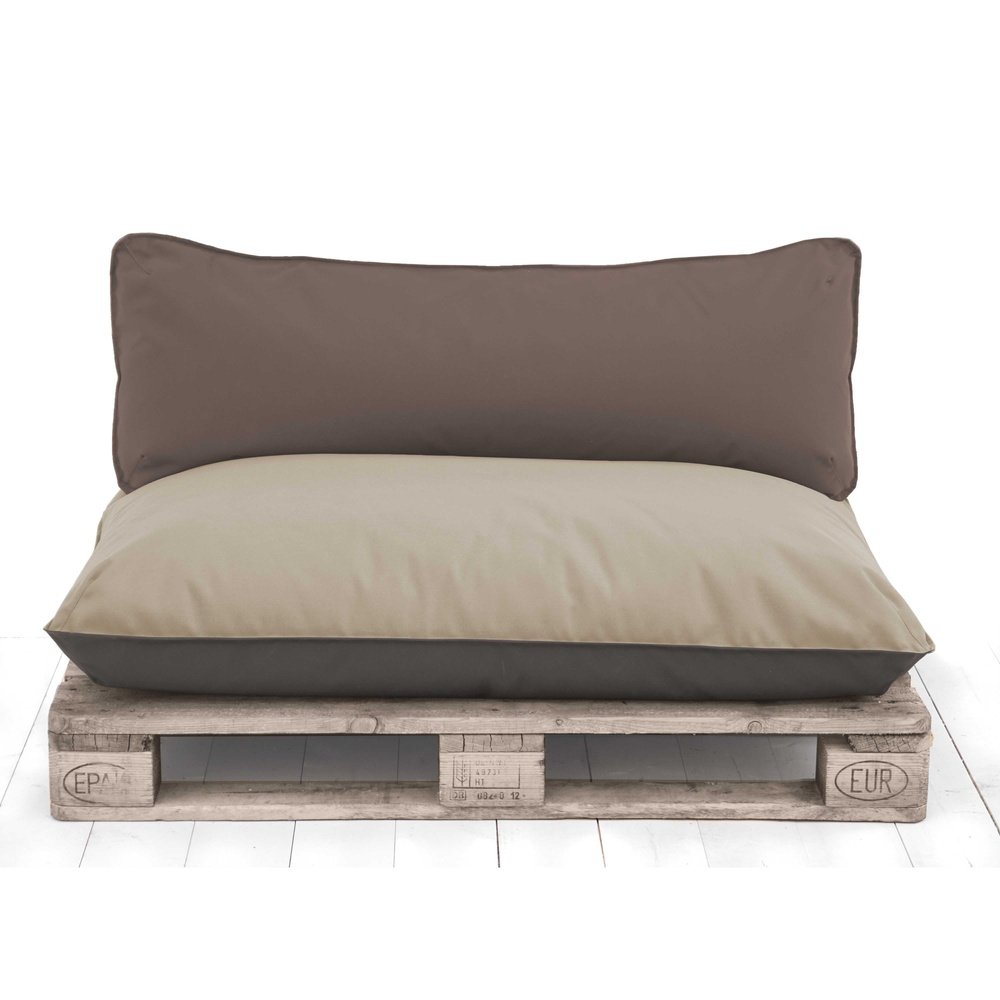 Cuscino per divani in Pallet da esterni, cuscino schienale 120x40 cm sfoderabile morbido d'arredo (6171209924802)