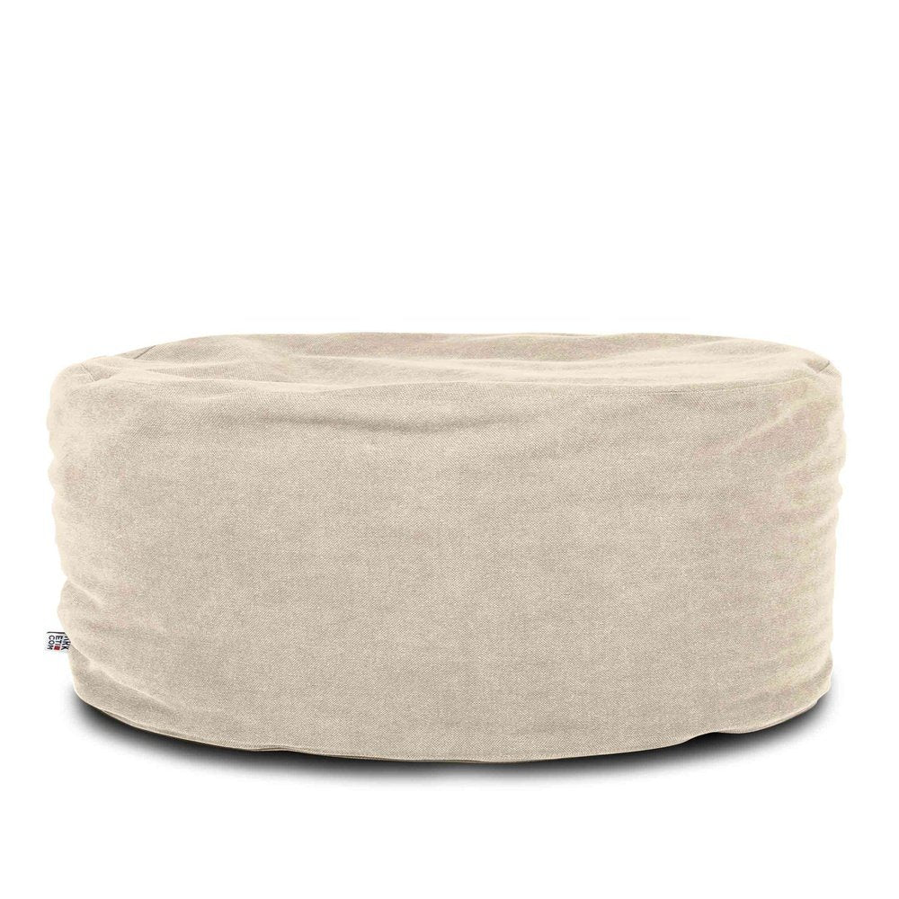 SOFT CHILL 80 | Pouf Sacco Rotondo in Cotone Sfoderabile (6111894765762)