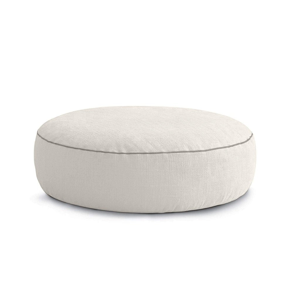 SOFT CHILL RIVETTO | Pouf Sacco Rotondo in Cotone XL (4356620353594)