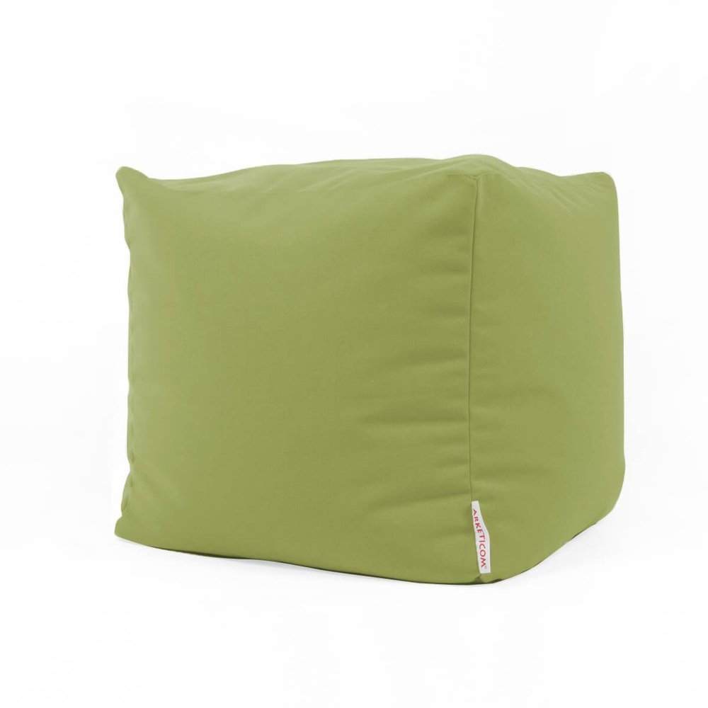 Pouf Sacco Da Giardino Sfoderabile Quadrato Verde Pistacchio Soft Cube Arketicom (2022246056005) (6099769622722)