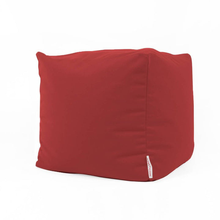 Pouf Sacco Da Giardino Sfoderabile Quadrato Rosso Soft Cube Arketicom (2022246056005) (6099769622722)