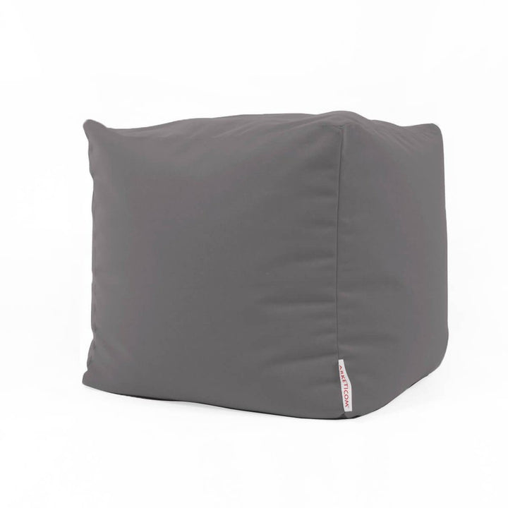 Pouf Sacco Da Giardino Sfoderabile Quadrato Grigio Ardesia Soft Cube Arketicom (2022246056005) (6099769622722)